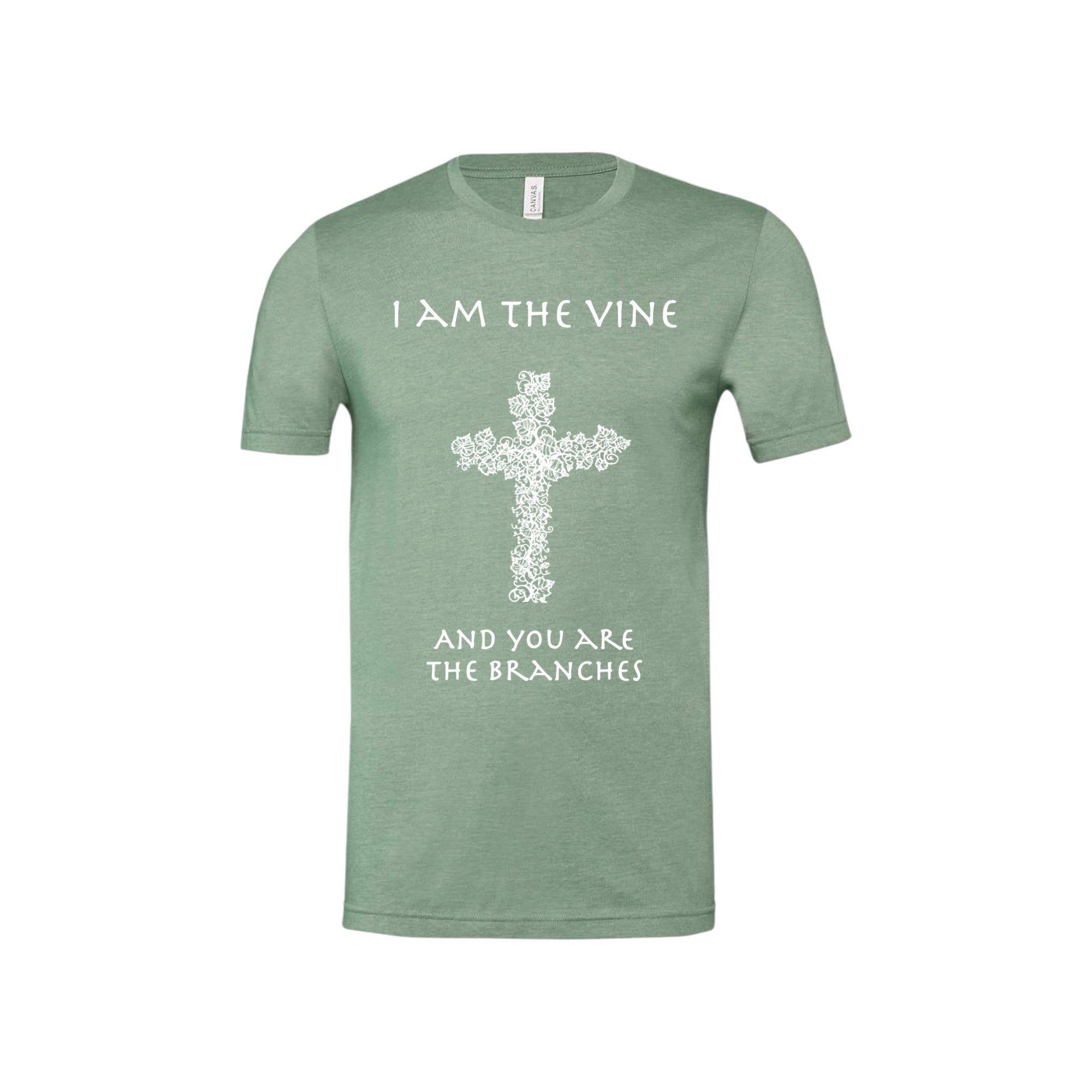 CROSS AND VINE (JOHN 15:5) T-shirt