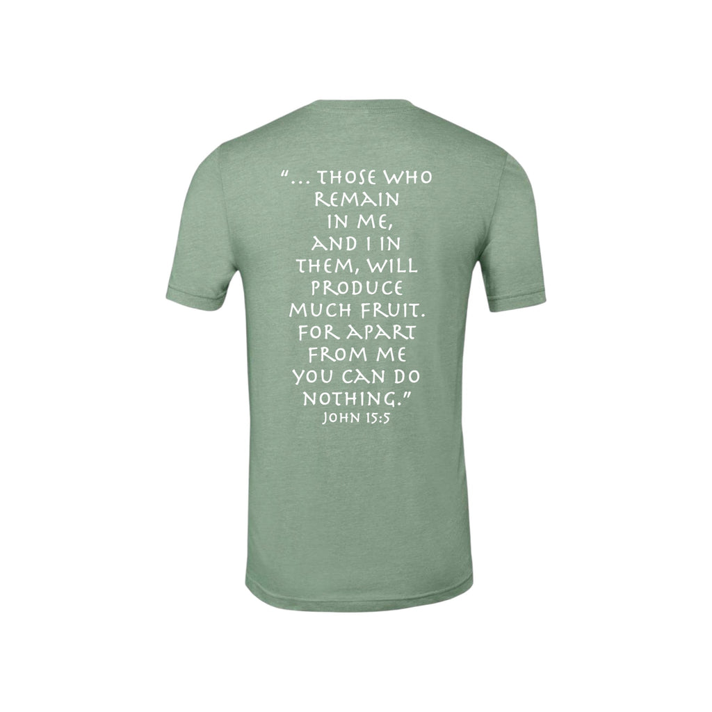 CROSS AND VINE (JOHN 15:5) T-shirt