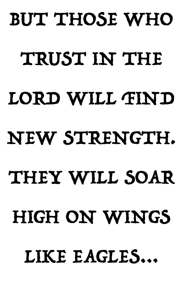 EAGLE (ISAIAH 40:31)  T-shirt