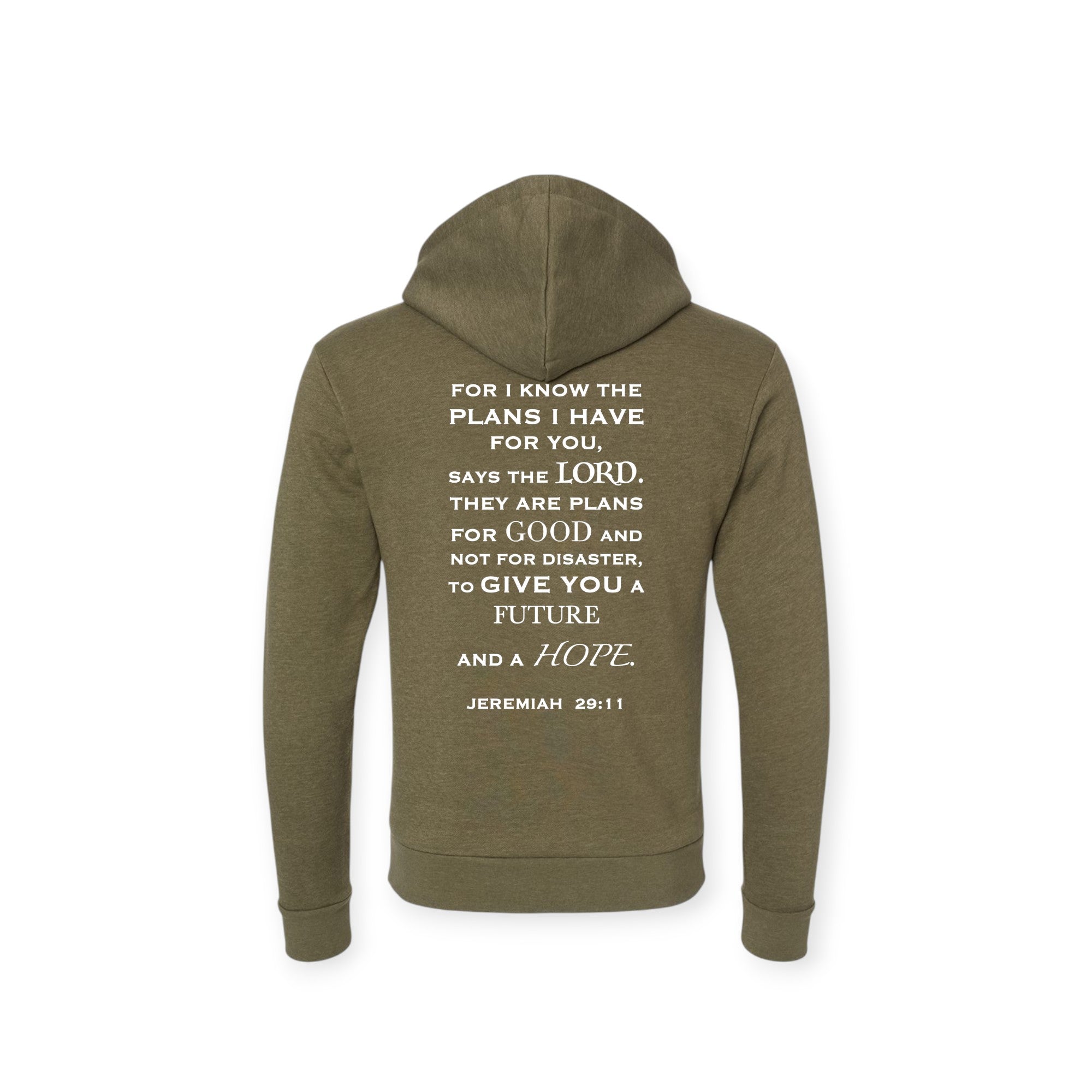 JEREMIAH 29:11 HOODED SWEATSHIRT