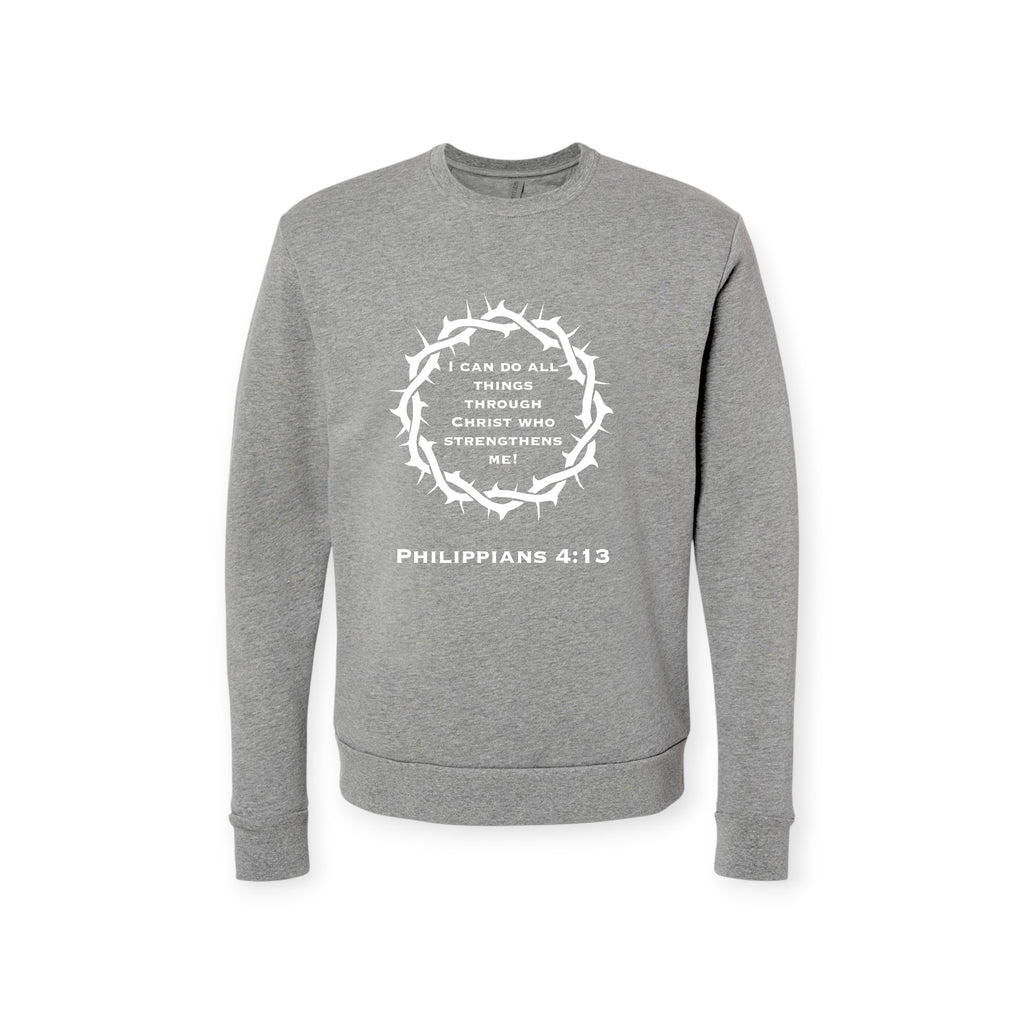 PHILIPPIANS 4:13 CREWNECK SWEATSHIRT