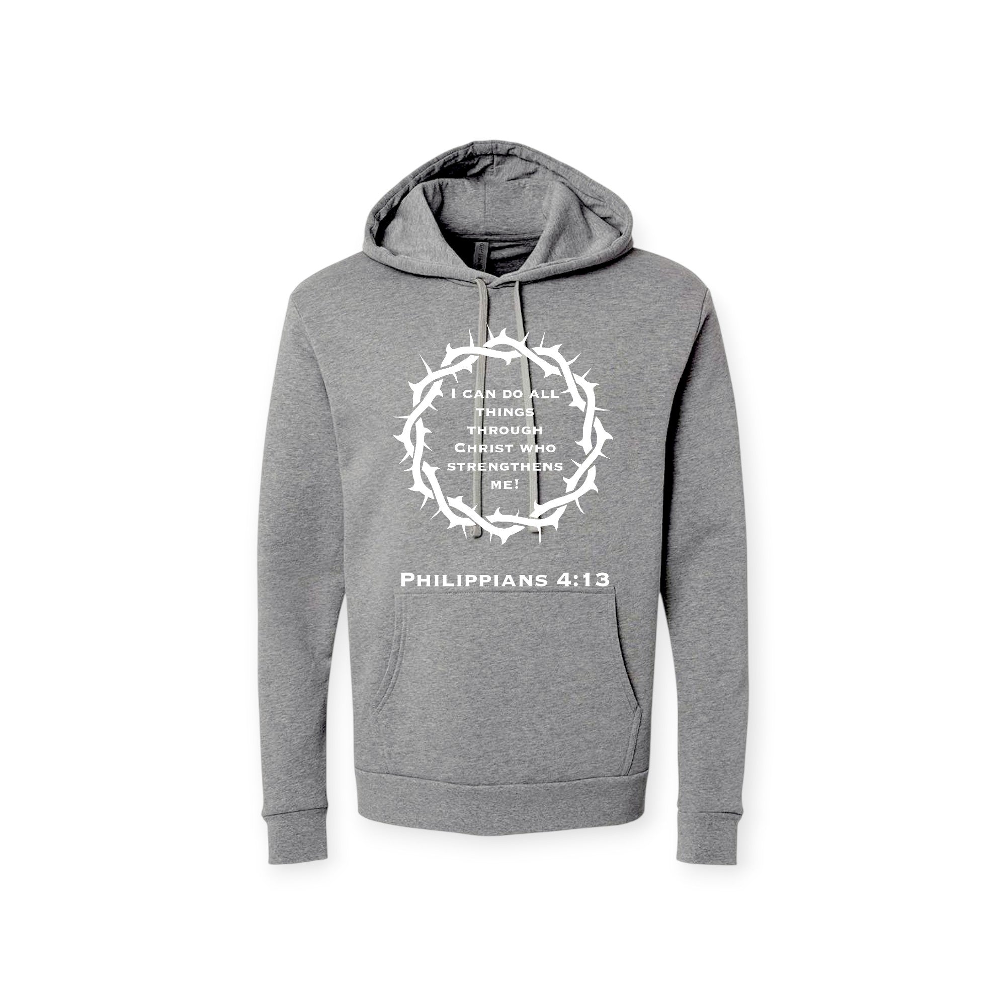PHILIPPIANS 4:13 HOODED SWEATSHIRT