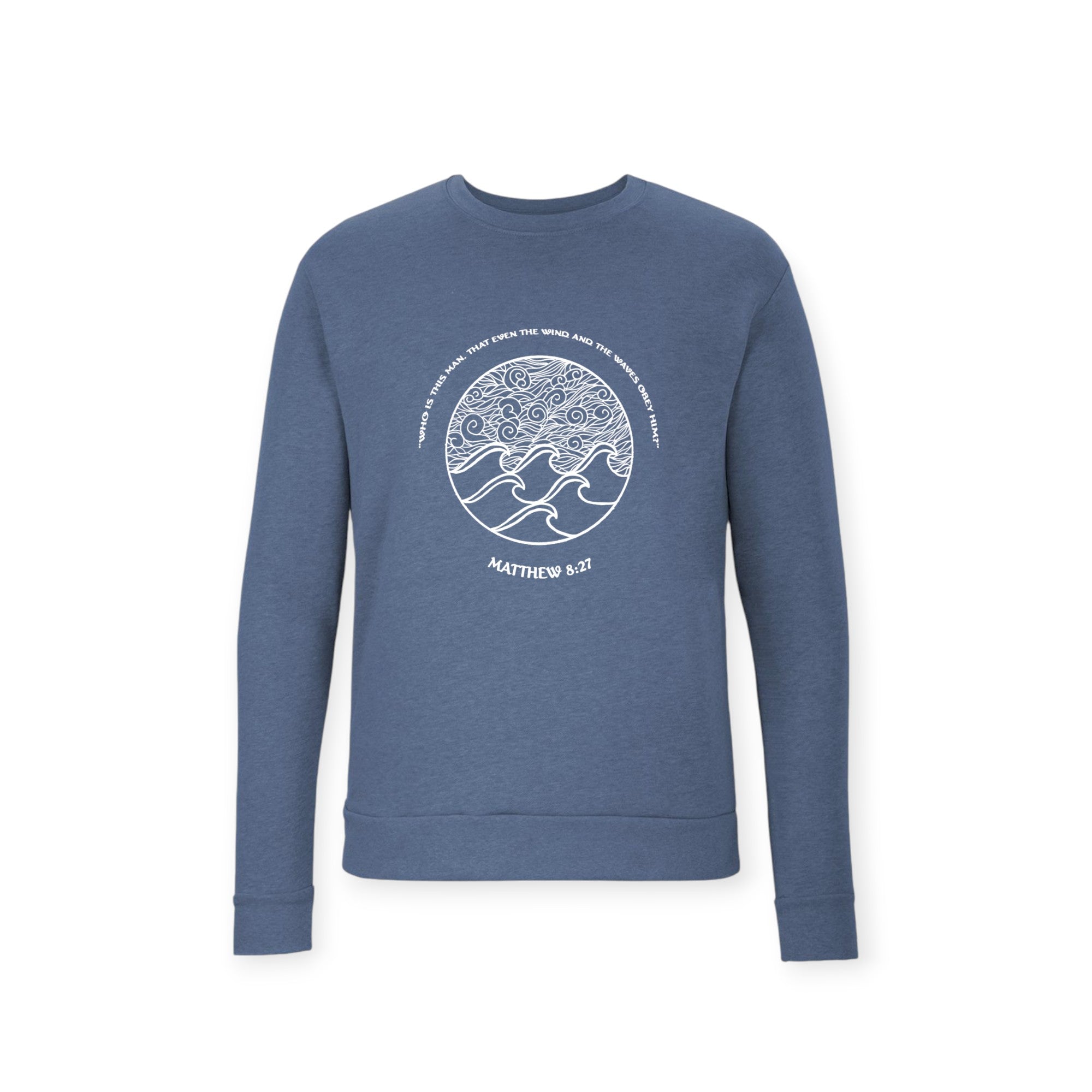 WIND-N-WAVES (MATH. 8:27) CREWNECK SWEATSHIRT