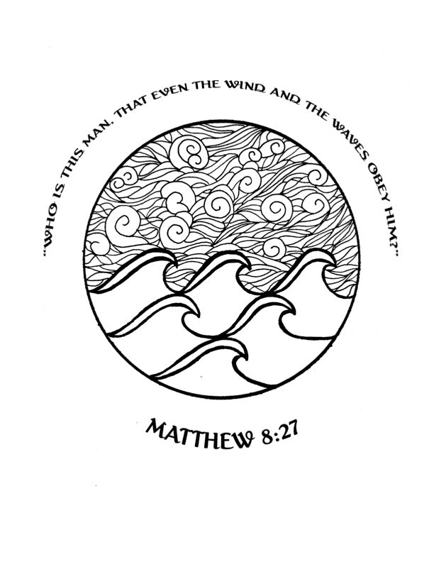 WIND-N-WAVES (MATH. 8:27) CREWNECK SWEATSHIRT