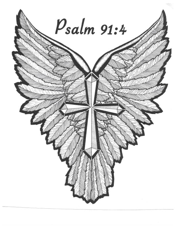 WINGS (PSALM 91:4) LONG SLEEVE T-shirt